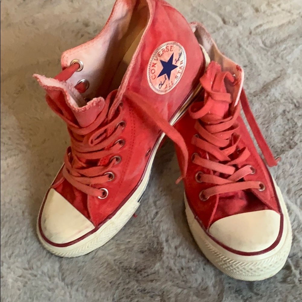 Pink Converse Wedge Hit Top